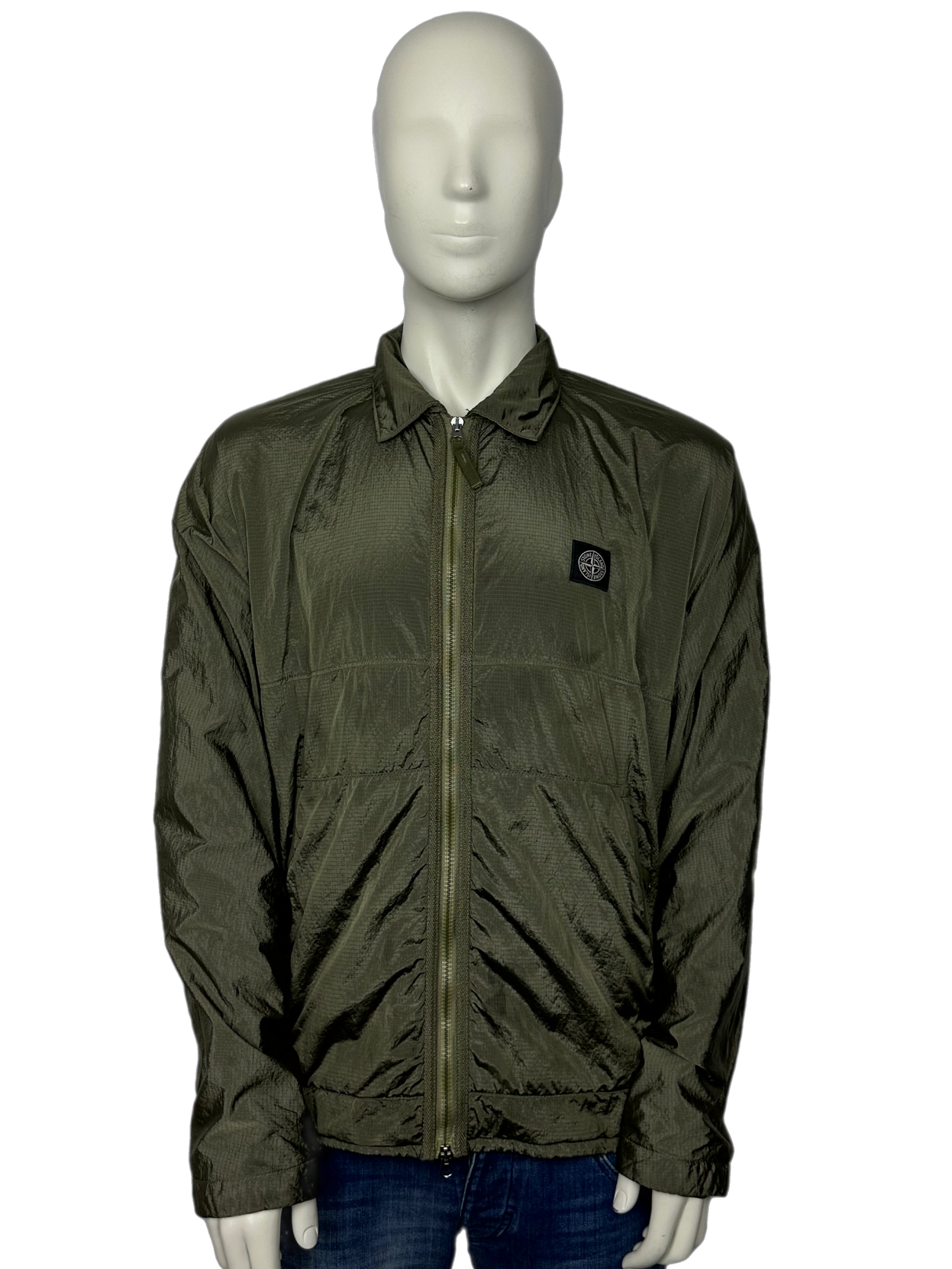 Stone island metallic on sale overshirt