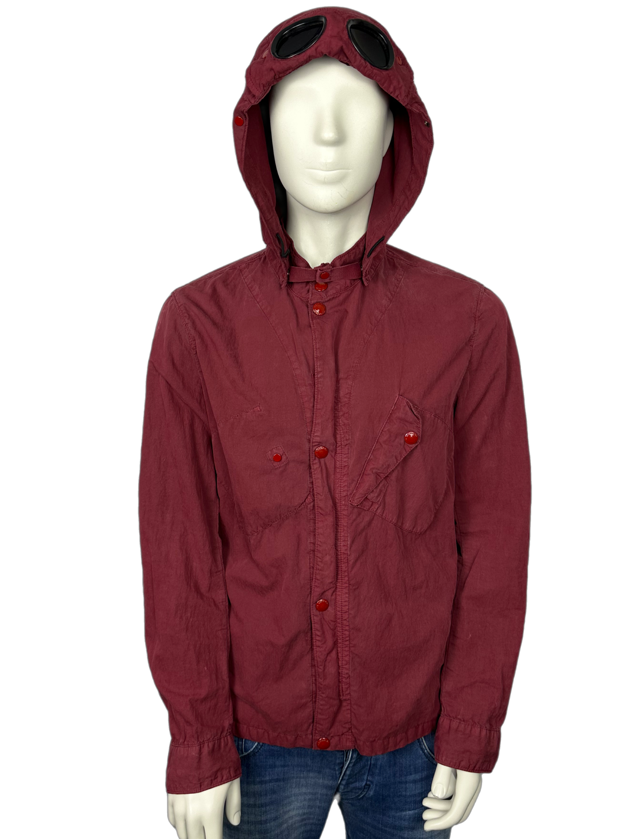 Cp company 2024 overshirt red