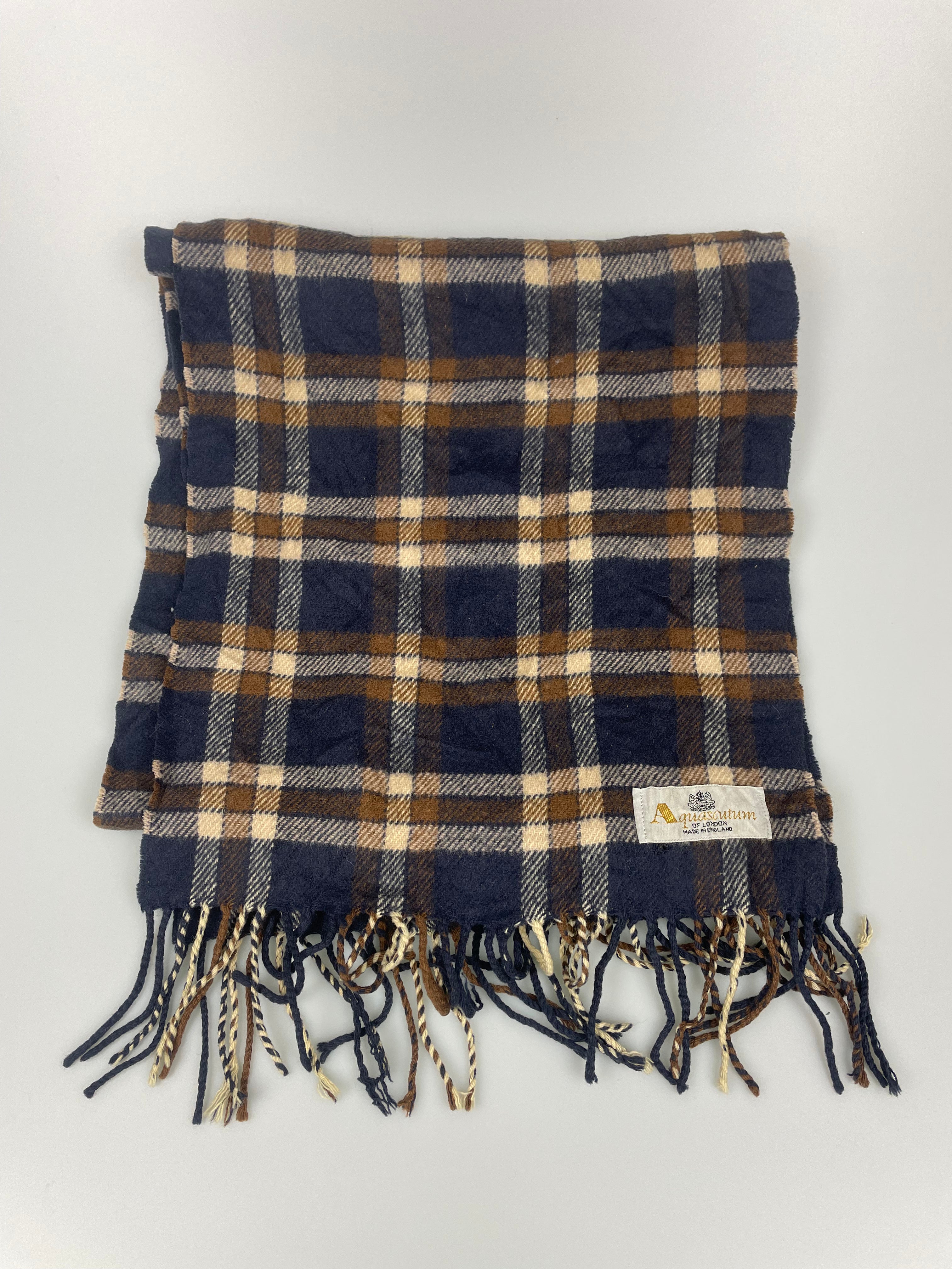 Aquascutum Lambswool White Label Scarf