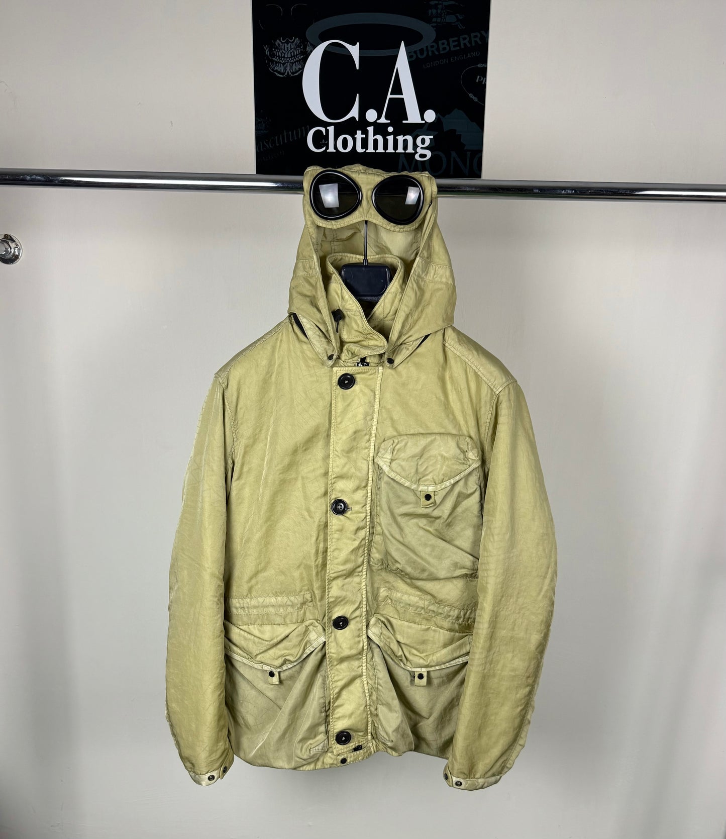 CP Company M-BOSSED La Mille Goggle Coat size (M)