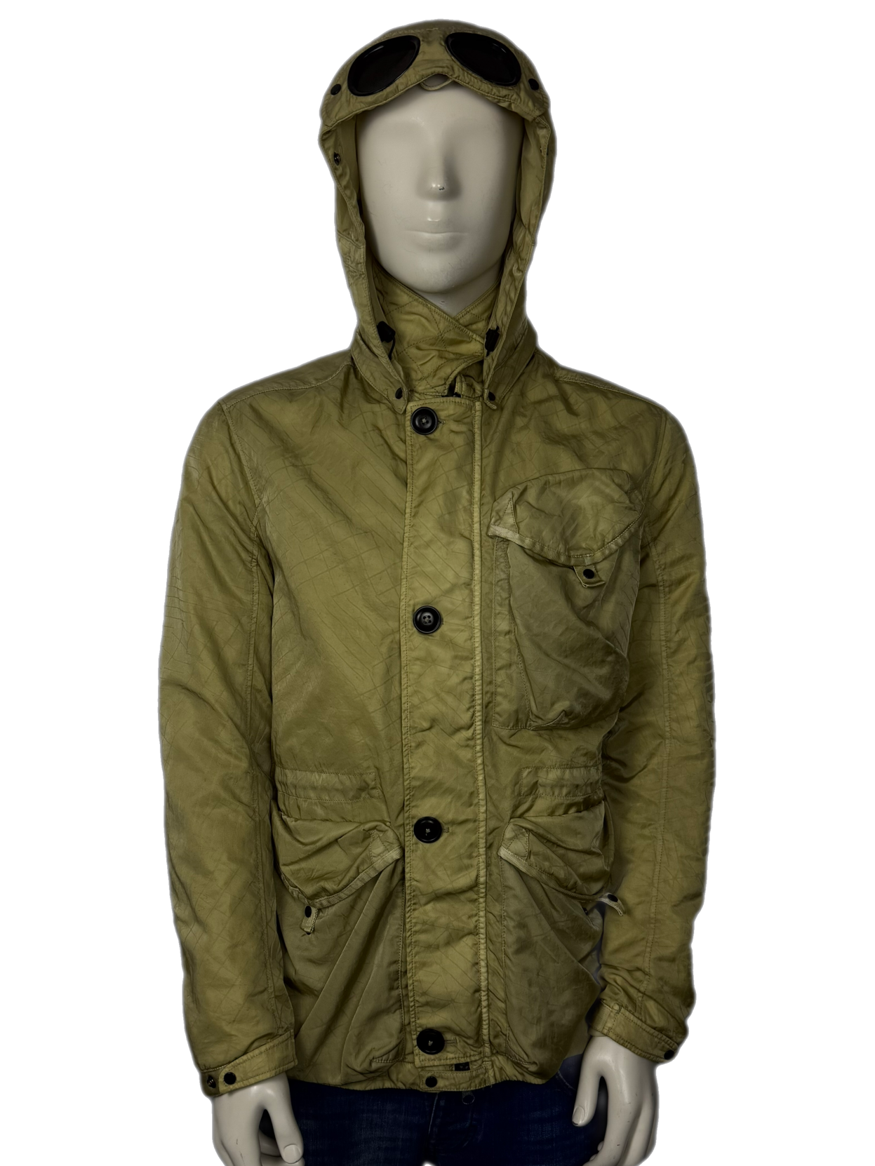 CP Company M-BOSSED La Mille Goggle Coat size (M)