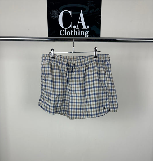 Aquascutum Full Check Swim Shorts (L)