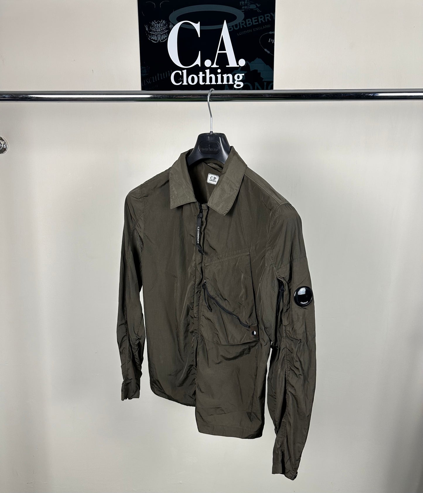 CP Company Chrome Lens Overshirt Size Small (S)