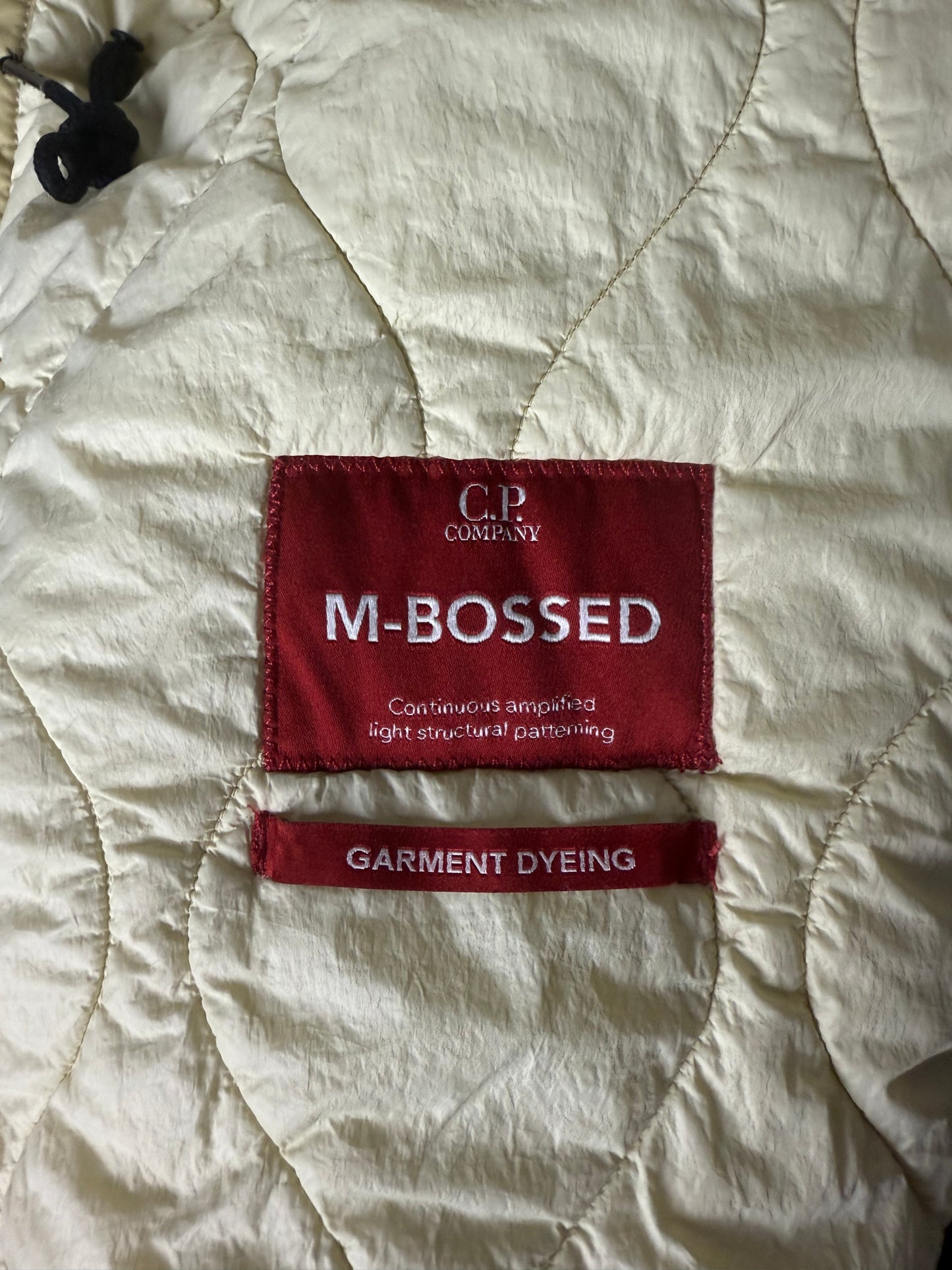 CP Company M-BOSSED La Mille Goggle Coat size (M)