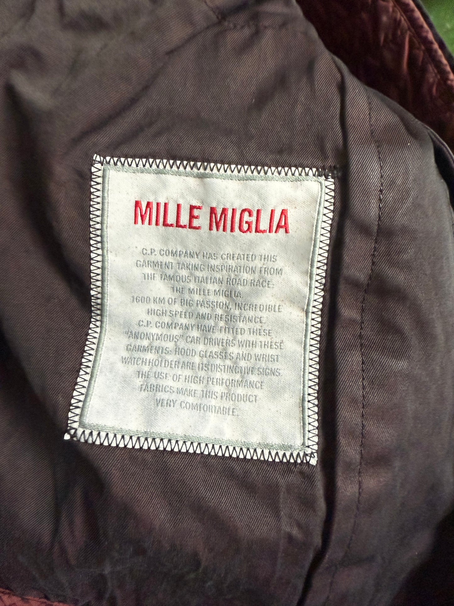 CP Company Mille Miglia Goggle Coat size (XL)