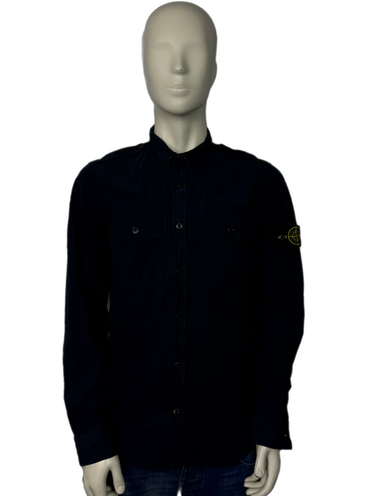 Stone Island Button Overshirt Size (2XL) Fits (L)