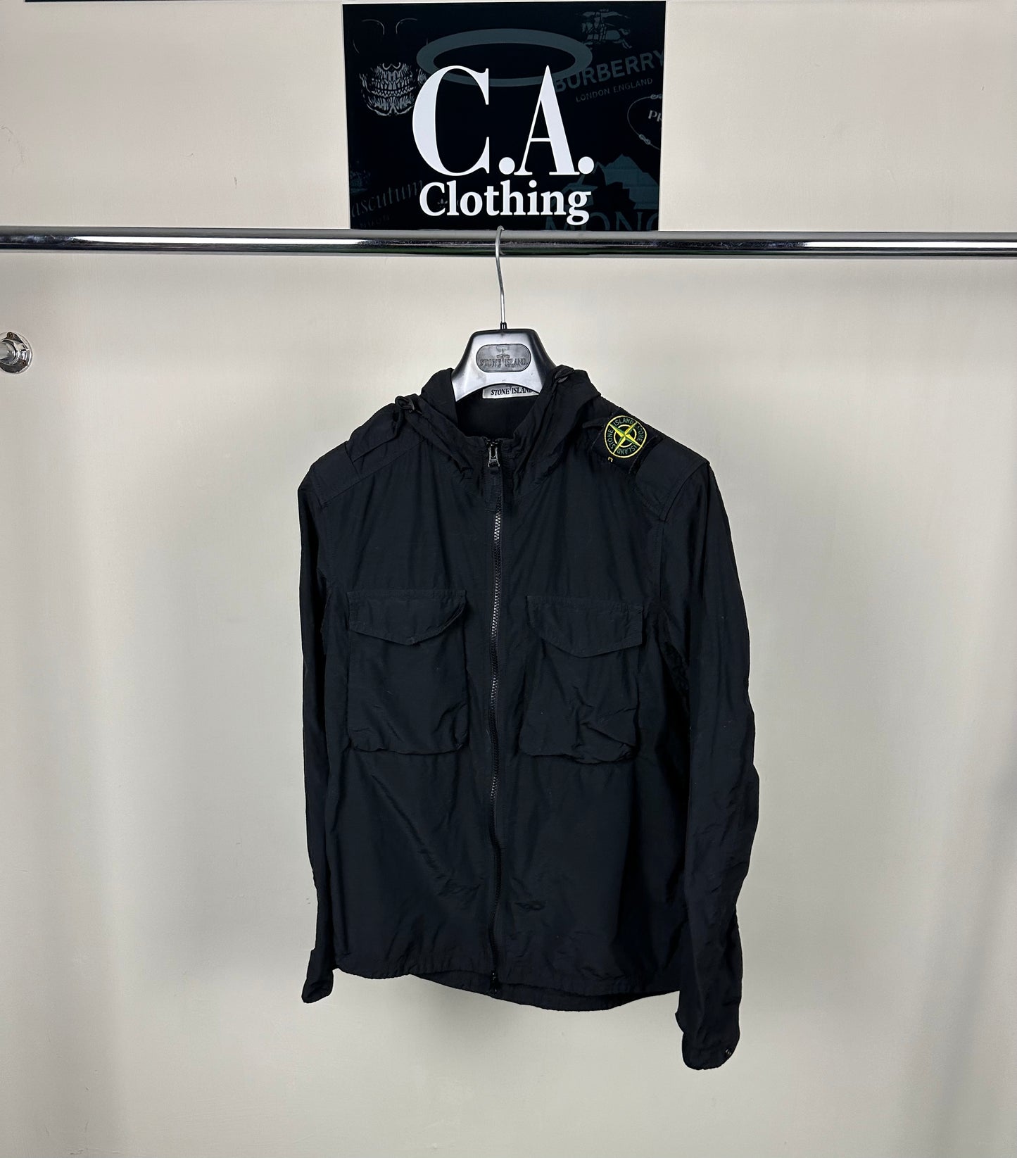 Stone Island Hooded Naslan Overshirt Size Small (S)