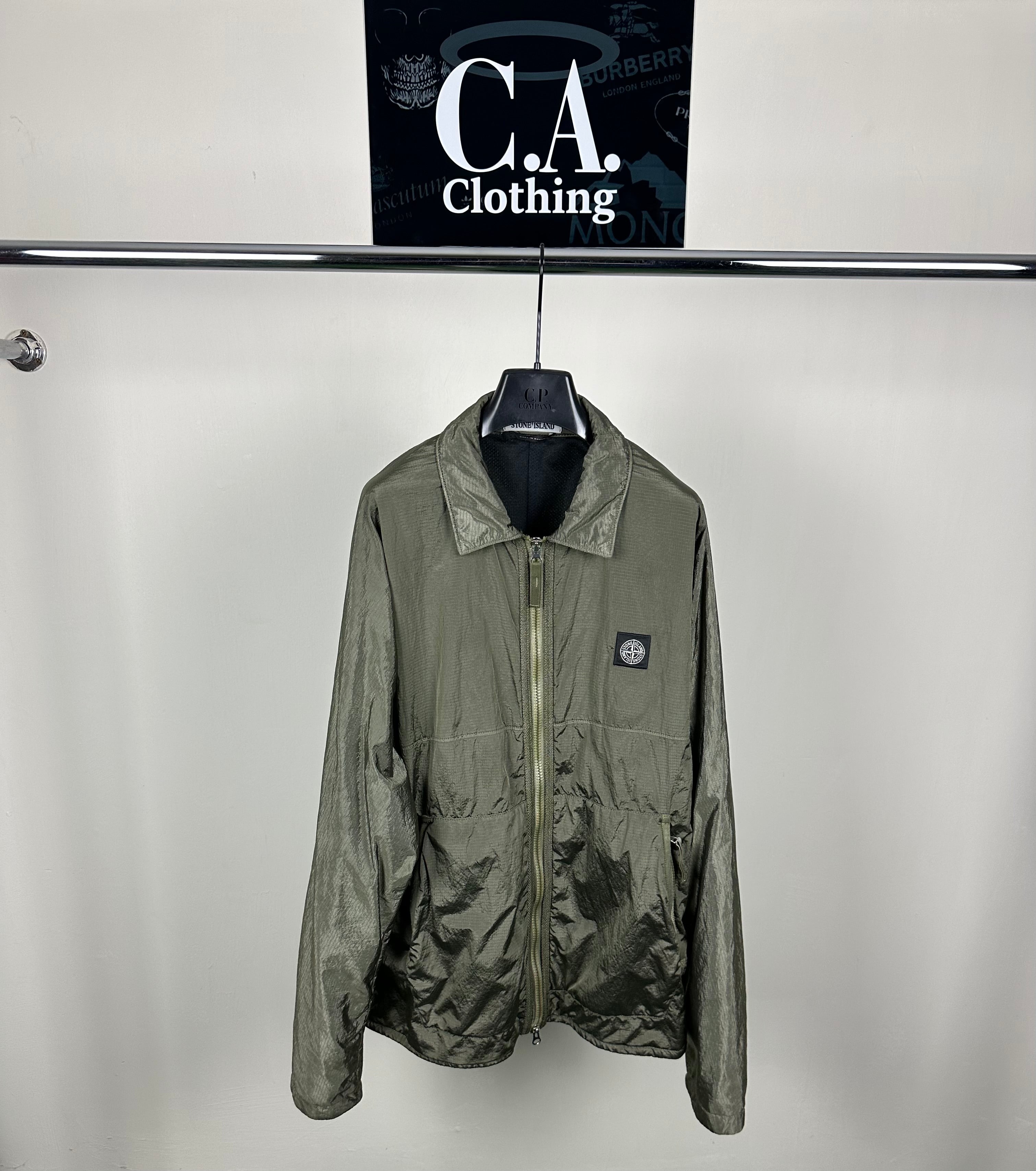 Stone island nylon on sale metal ripstop overshirt