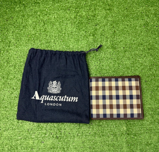 BNWTs Aquascutum Full Check Wallet