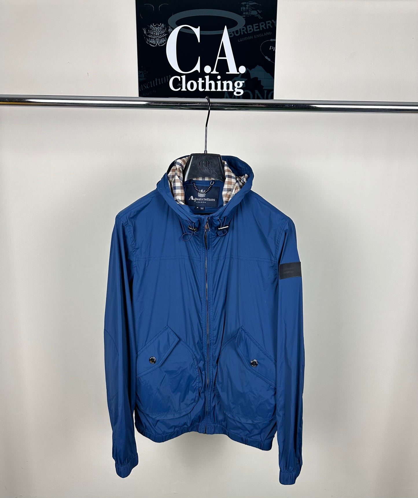 Aquascutum Blue Jacket Size (M)