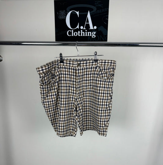 Aquascutum Check Shorts 40W