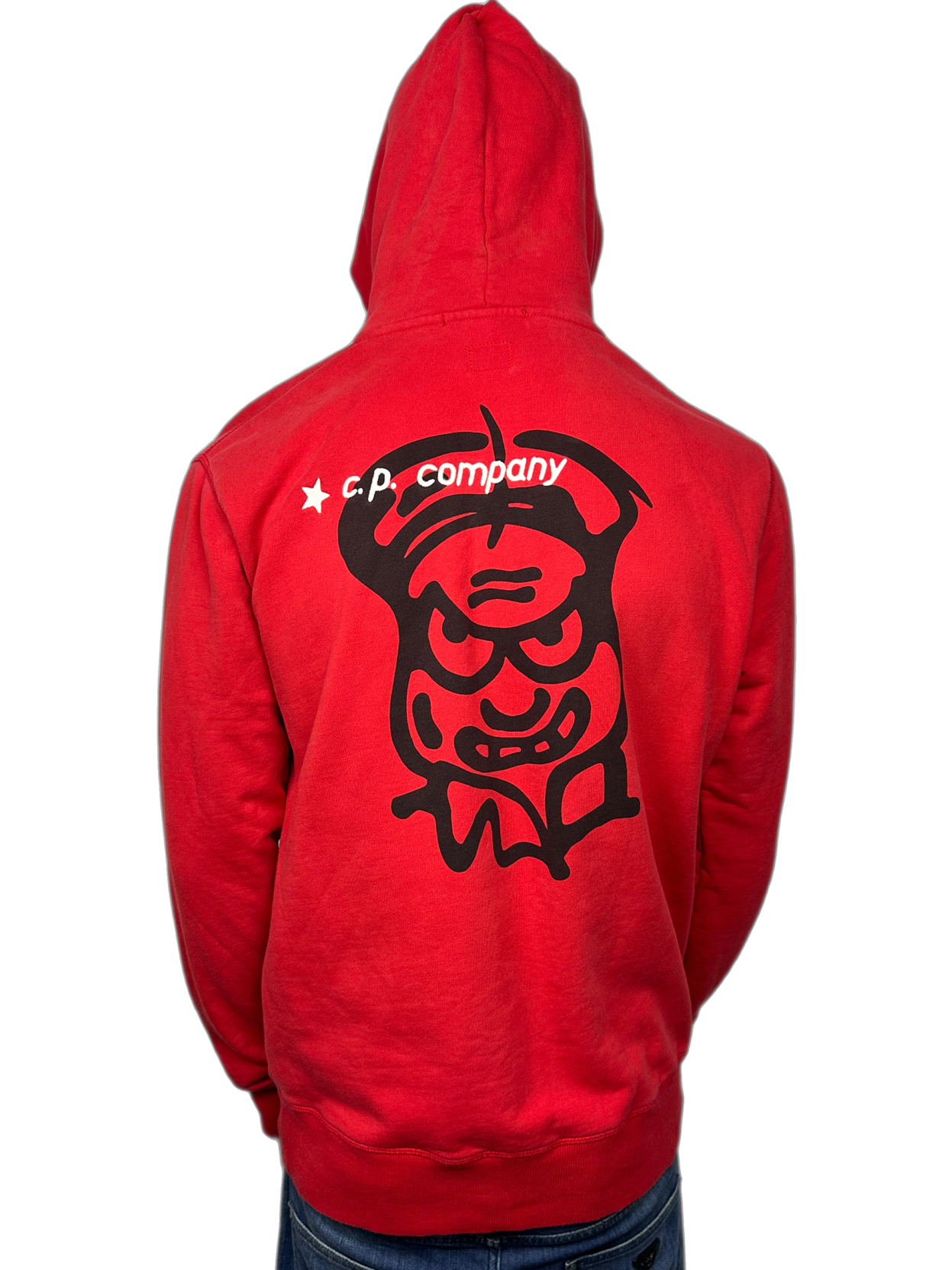 CP Company Red Comics and Cars Hoodie Size Large (L)