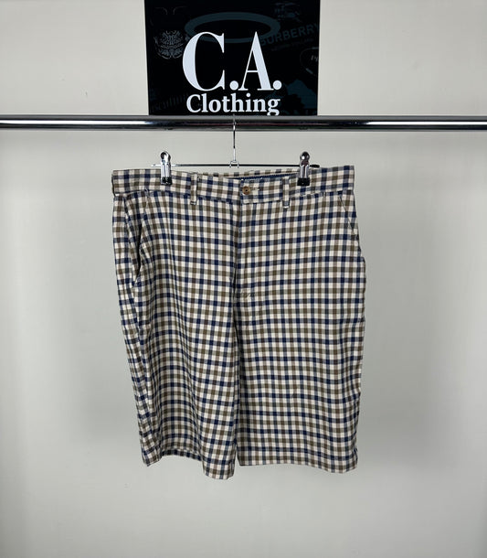 Aquascutum Check Shorts 34W