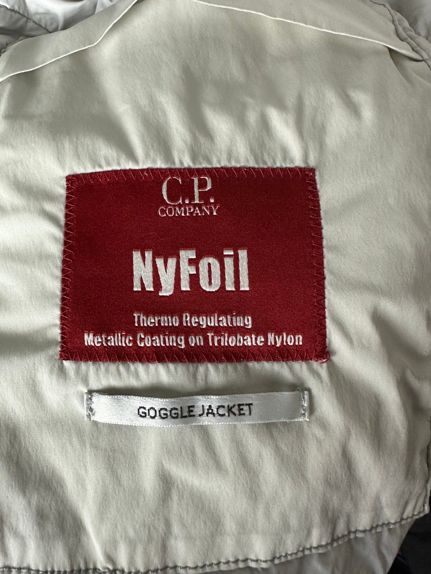 CP Company Nyfoil Down Goggle and Watchviewer Coat Size (XL)