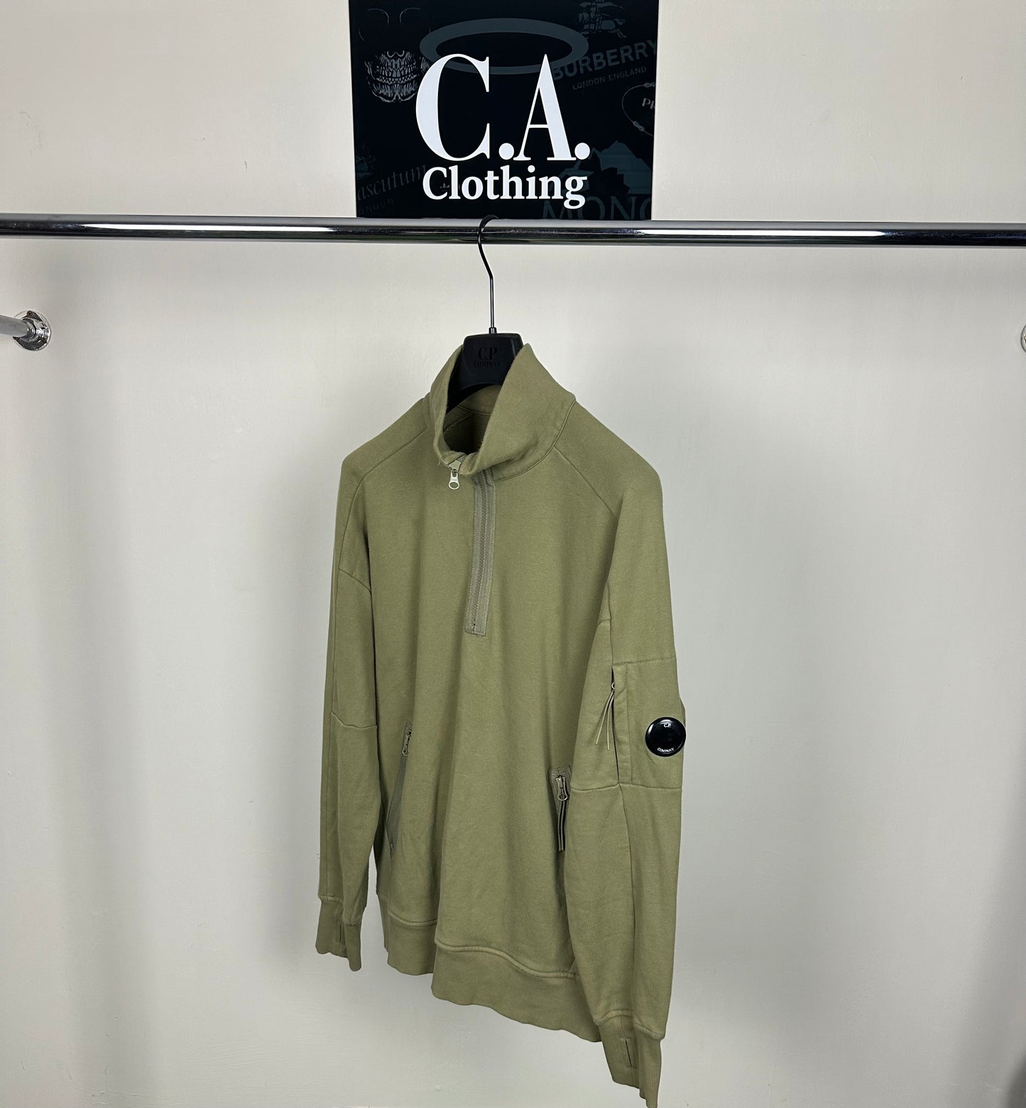 CP Company Lens 1/4 Zip Size (L)