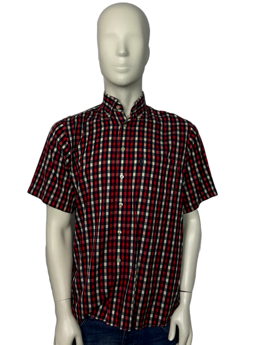 Aquascutum Red Check Shirt Size (M)