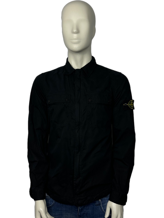 Stone Island Black Overshirt Size Large (L)