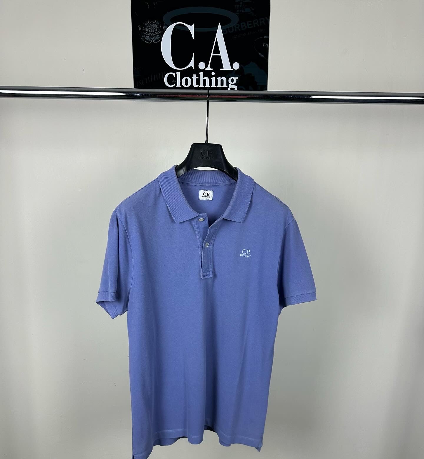 CP Company Logo Polo Shirt Size (XL)