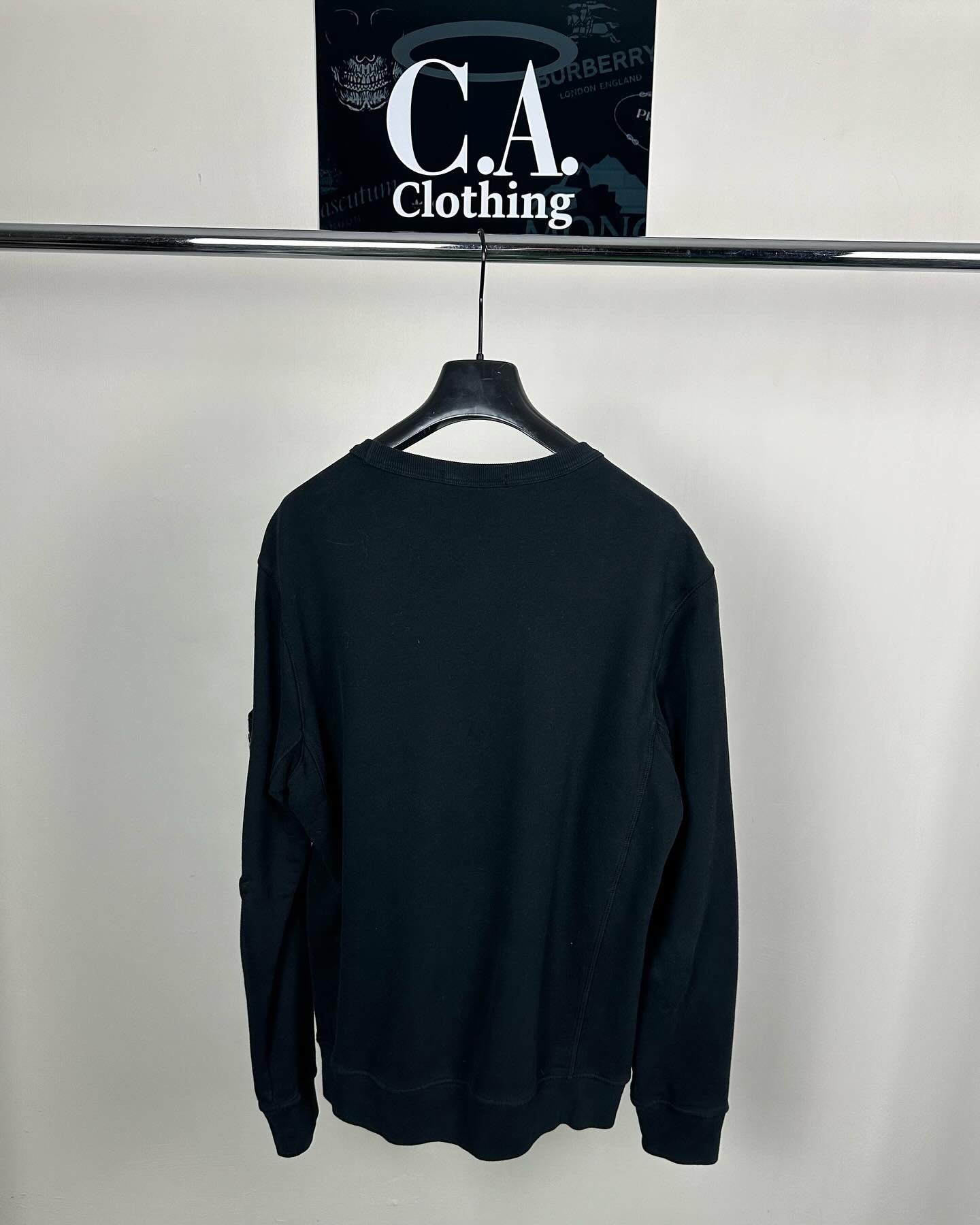 Stone Island Black Jumper Size (L)