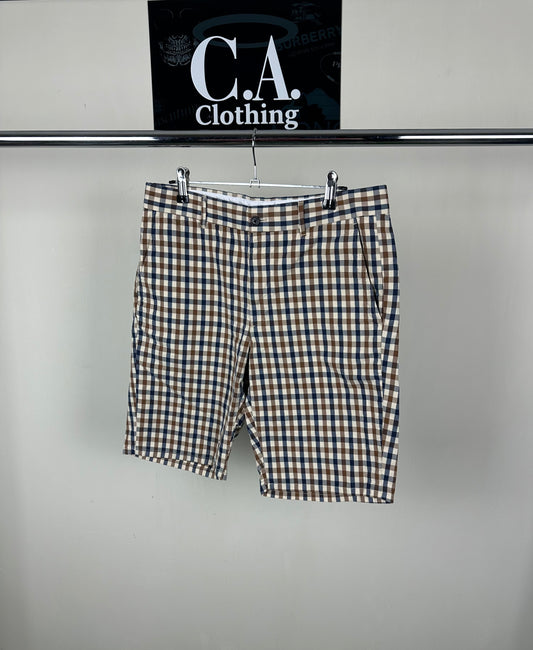 Aquascutum Check Shorts 30W