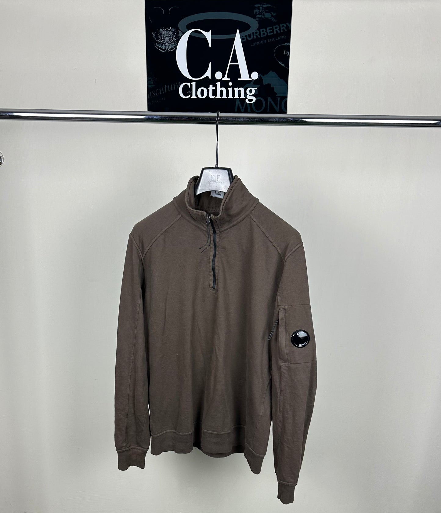 CP Company Lens 1/4 Zip Size (M)