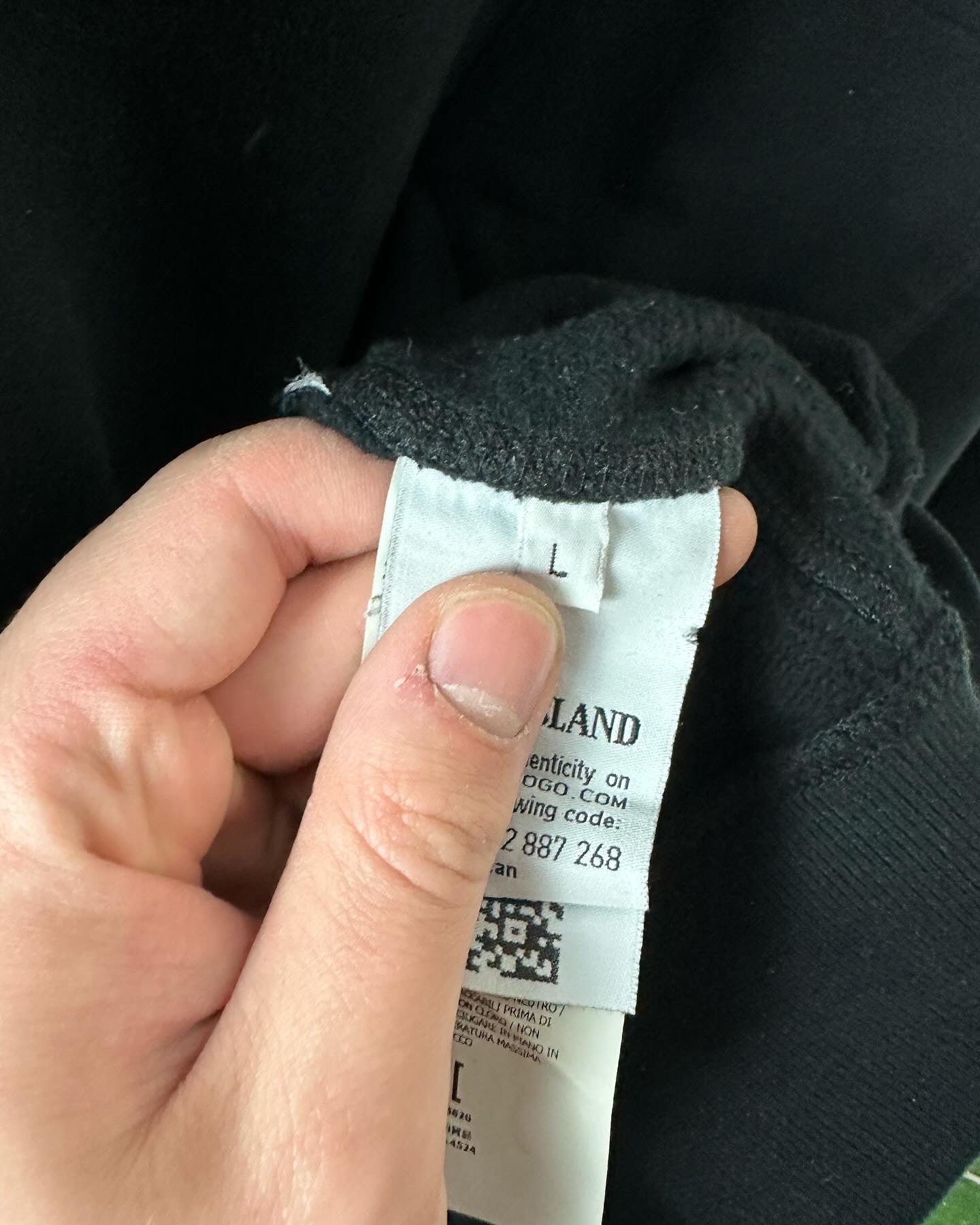 Stone Island Black Jumper Size (L)