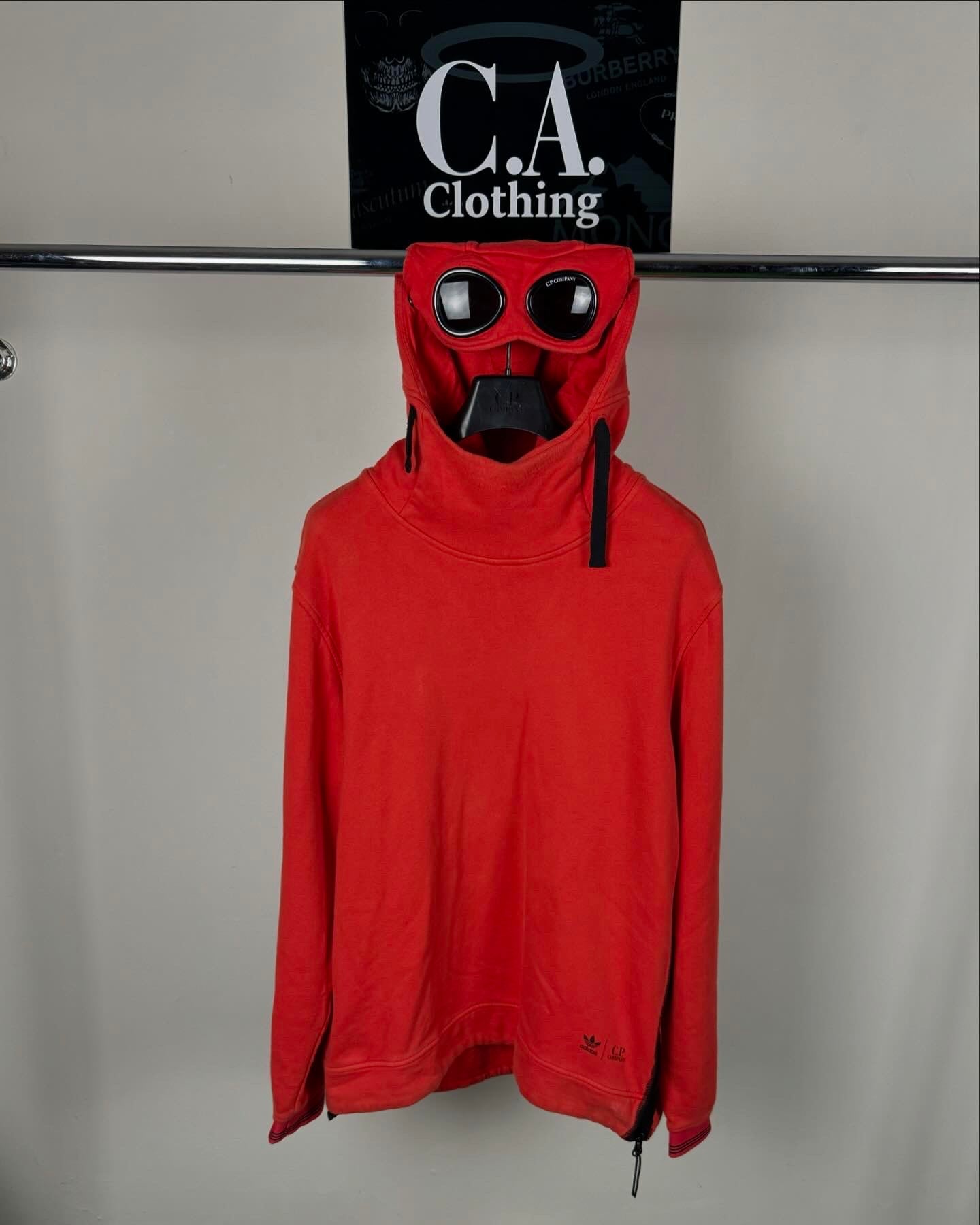 CP Company X Adidas Goggle Hoodie Size (L)