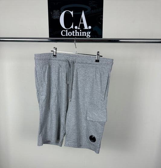 CP Company Grey Lens Fleece Shorts Size (L)