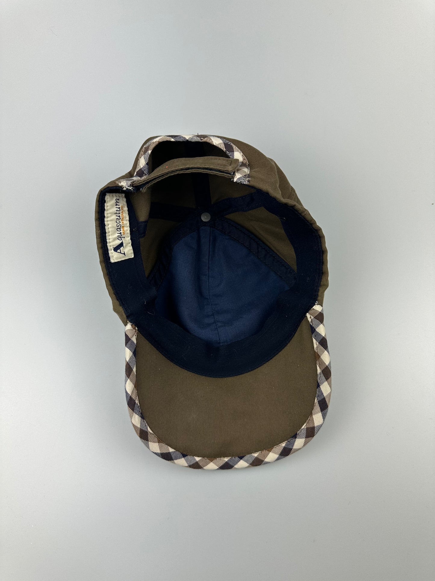 Aquascutum Brown Trim Cap