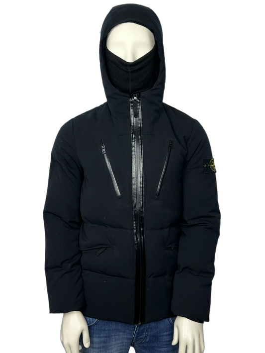 Stone Island Water Repellent Wool Down Filled Balaclava Coat Size (L)