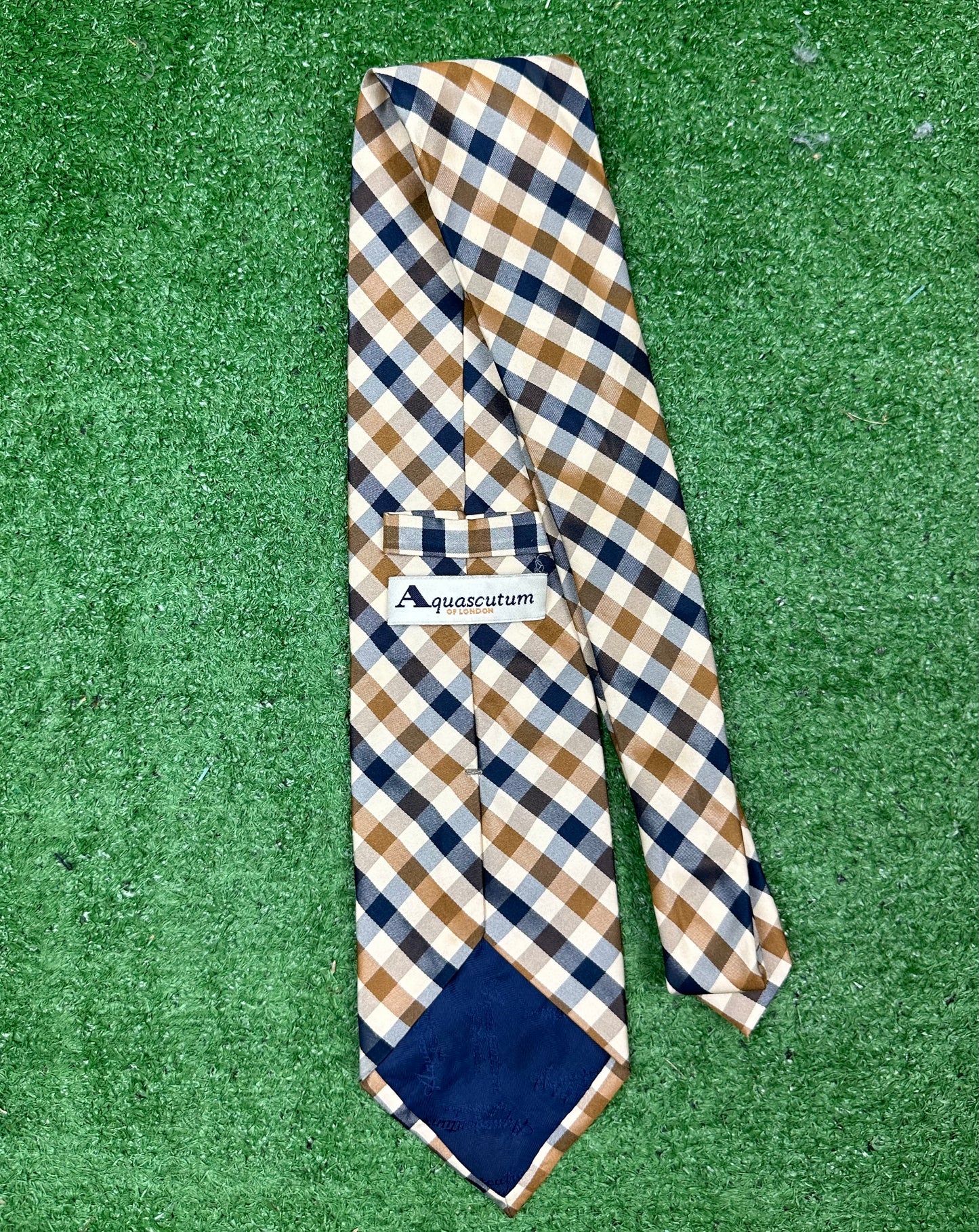 Aquascutum Full Check Tie