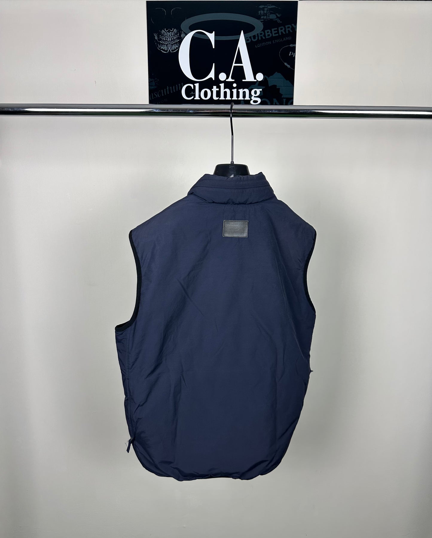 Aquascutum Navy Gilet Size (XL)