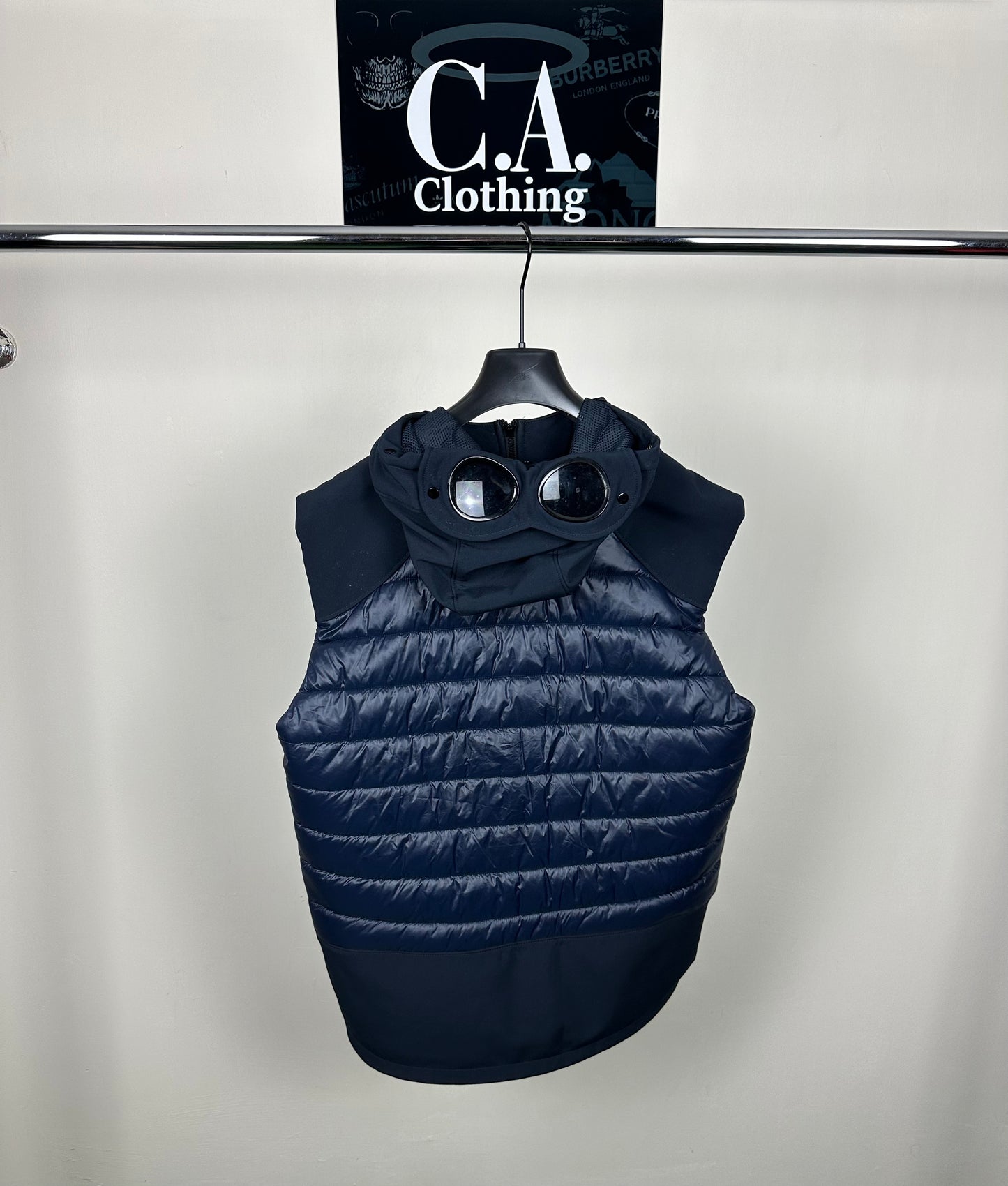 CP Company Navy Goggle Gilet size (2XL) Fits (XL)