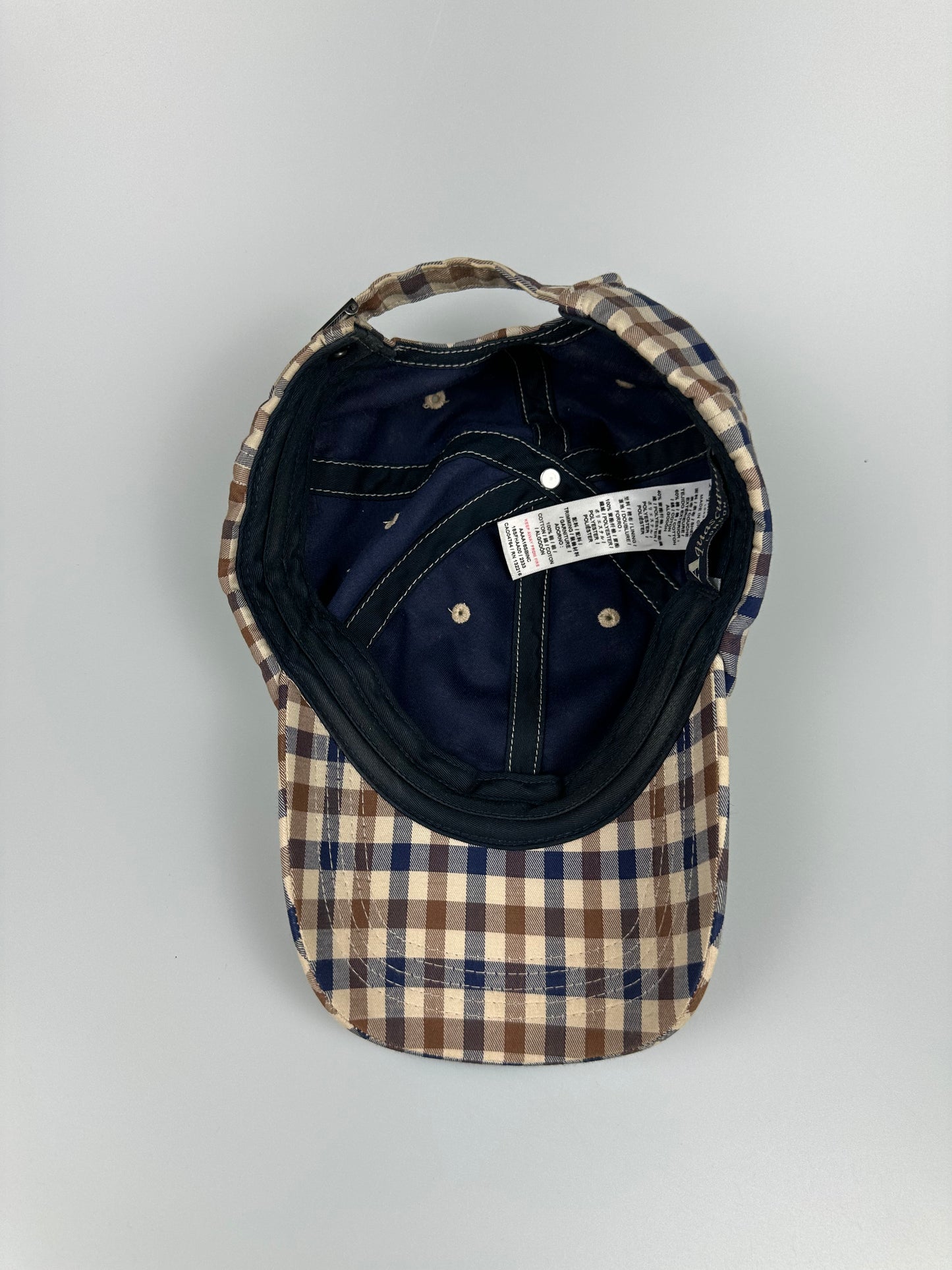 Aquascutum Full Check Cap