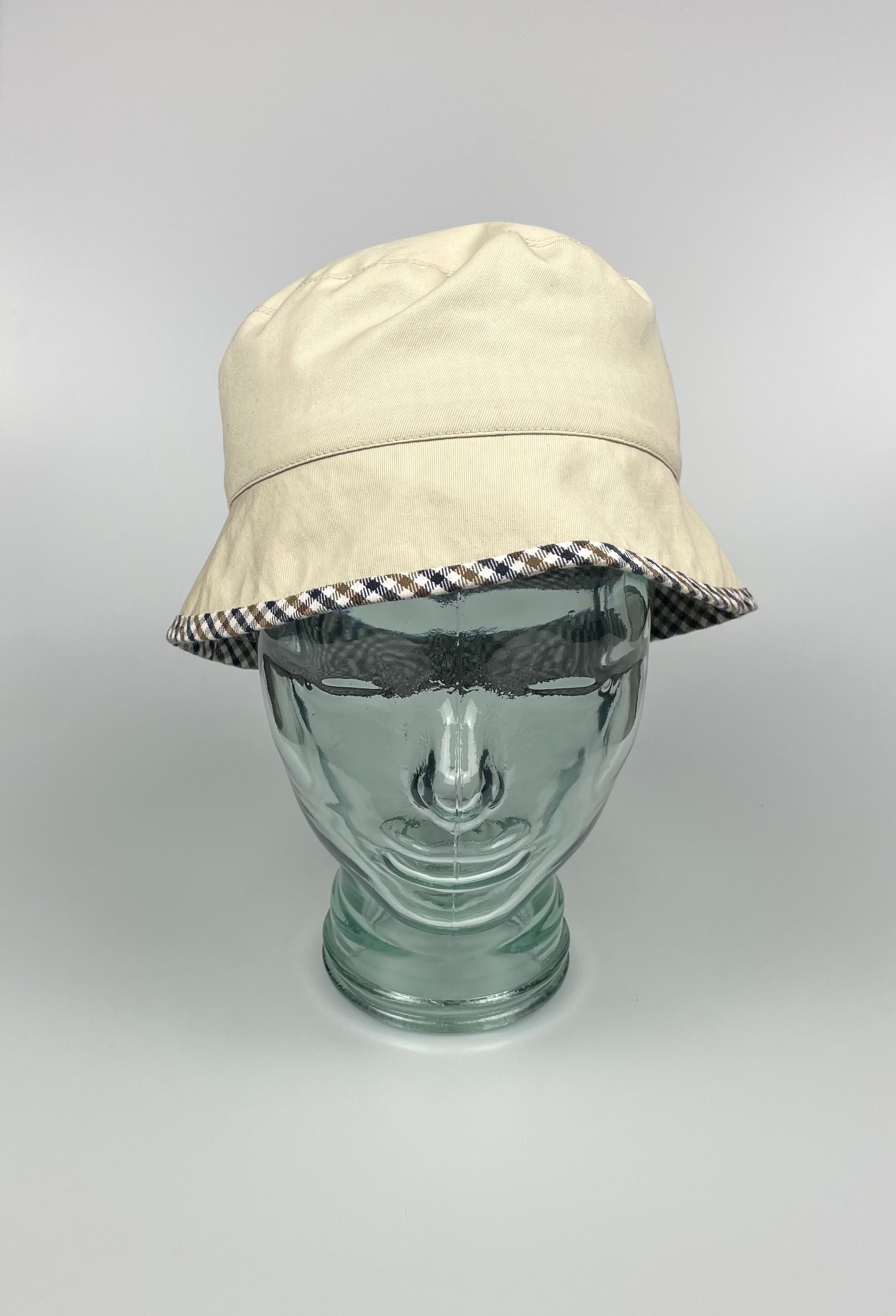 Aquascutum Beige Reversible Trim Bucket Hat (M) – CA Clothing20