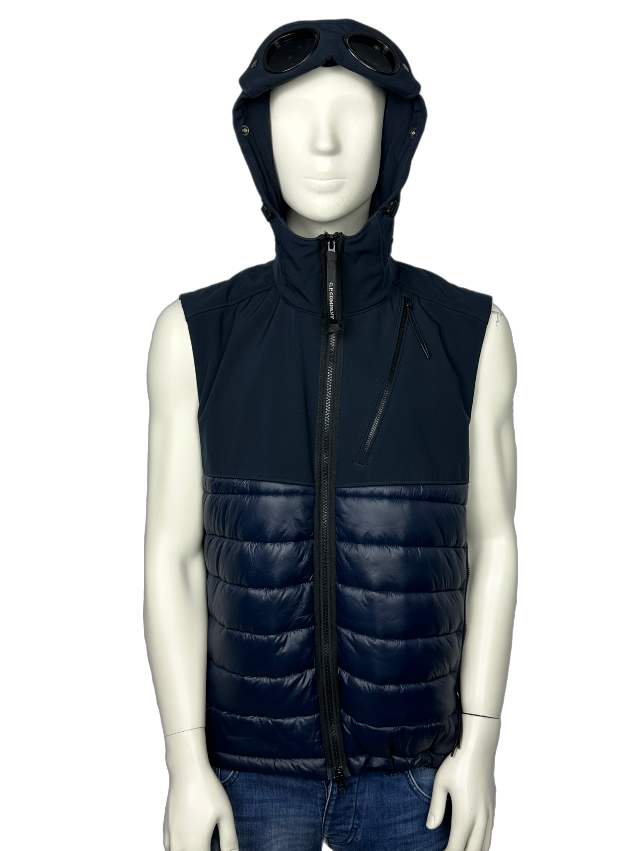 CP Company Navy Goggle Gilet size (2XL) Fits (XL)