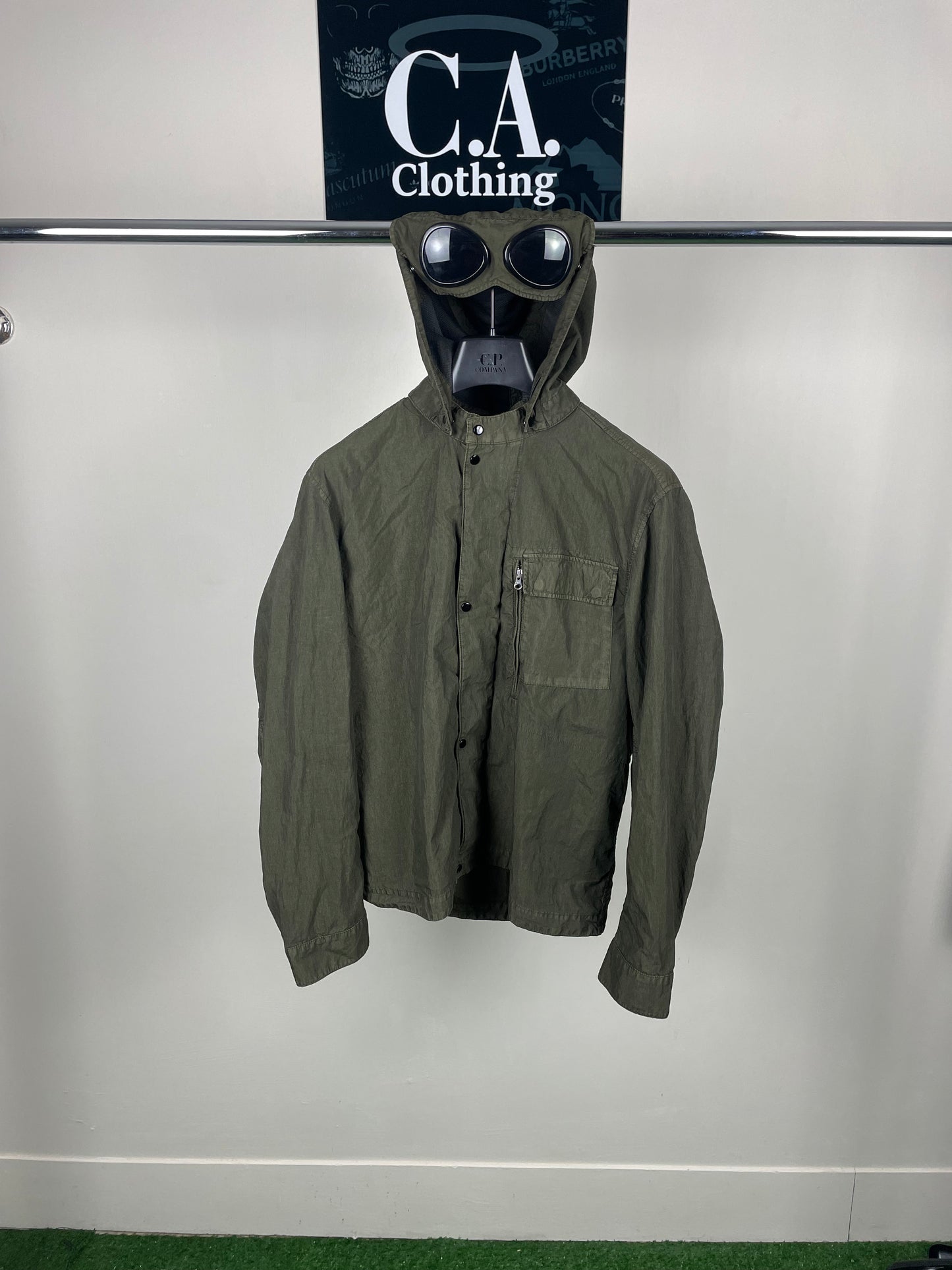 Mens CP Company 50 Fili Goggle Overshirt size Small (S)