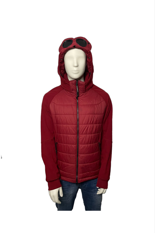 CP Company Red Padded Soft Shell Goggle Coat size (XL) Fits (L)