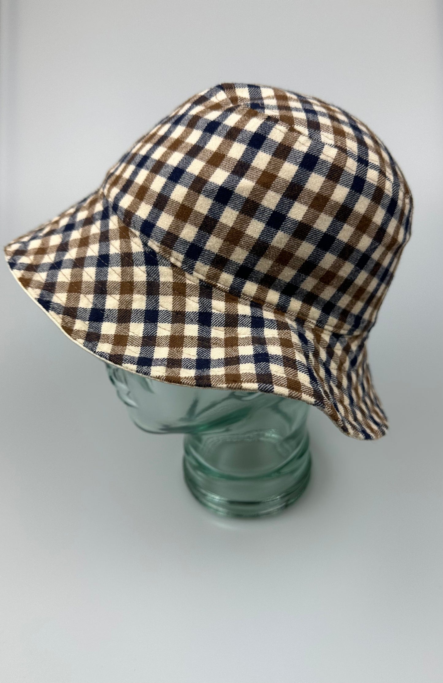 Aquascutum Beige Reversible Bucket Hat